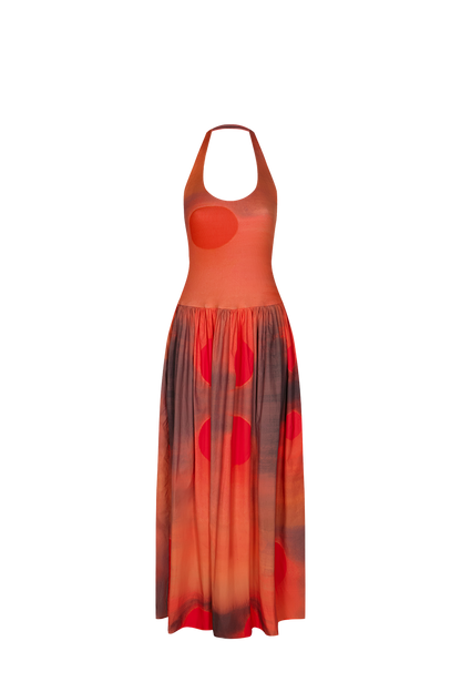 MAREA DRESS RED MOON