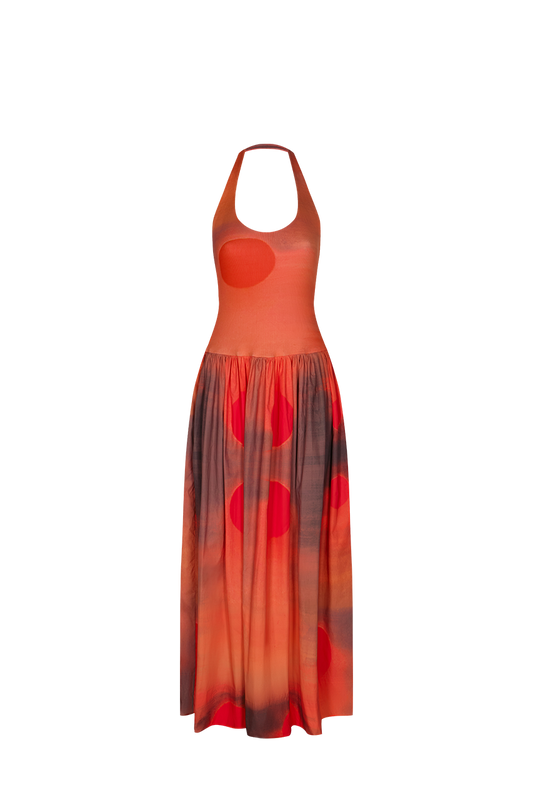 MAREA DRESS RED MOON