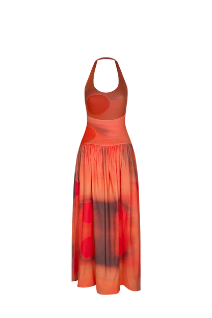 MAREA DRESS RED MOON