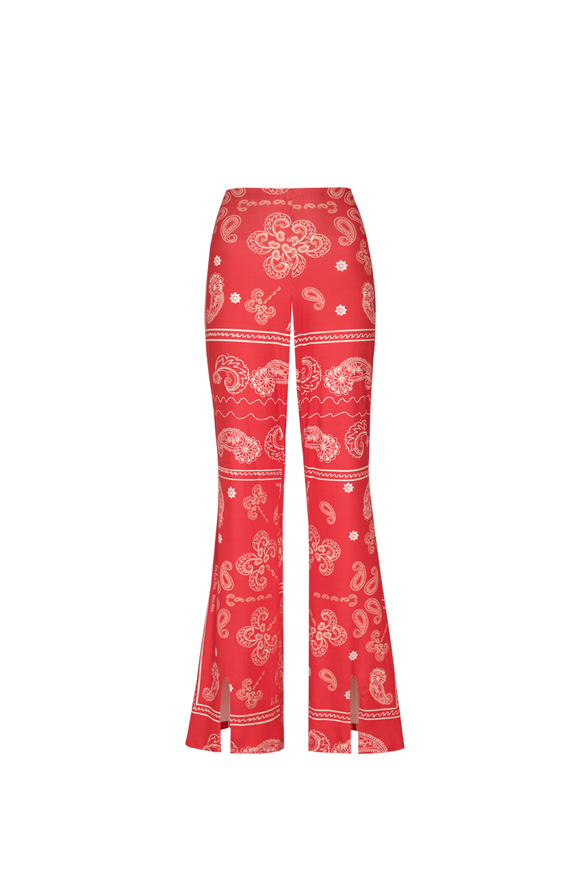 LOUNGE RIB PANTS BANDANA