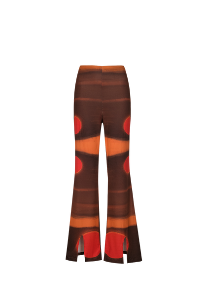 LOUNGE RIB PANTS RED MOON