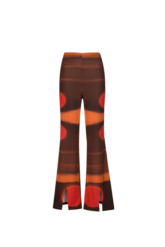 LOUNGE RIB PANTS RED MOON